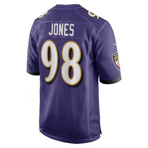 Travis Jones Baltimore Ravens Nike Player Game Jersey - Purple