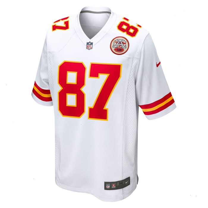 Travis Kelce Kansas City Chiefs Nike Player Game Jersey - White