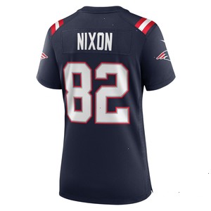 Tre Nixon New England Patriots Nike Women's Player Game Jersey - Navy