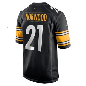 Tre Norwood Pittsburgh Steelers Nike Game Jersey - Black