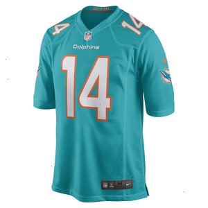 Trent Sherfield Miami Dolphins Nike Game Player Jersey - Aqua