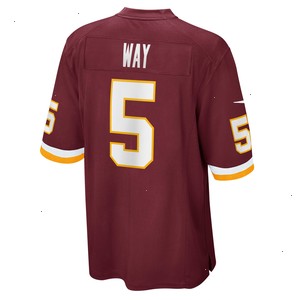 Tress Way Washington Football Team Nike Game Player Jersey - Burgundy