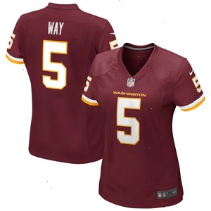 Tress Way Washington Football Team Nike Women's Game Player Jersey -Burgundy