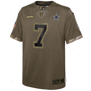 Trevon Diggs Dallas Cowboys Nike Youth 2022 Salute To Service Player Limited Jersey - Olive