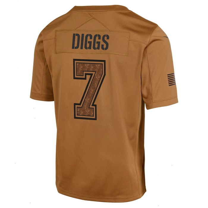 Trevon Diggs Dallas Cowboys Nike Youth 2023 Salute To Service Limited Jersey - Brown