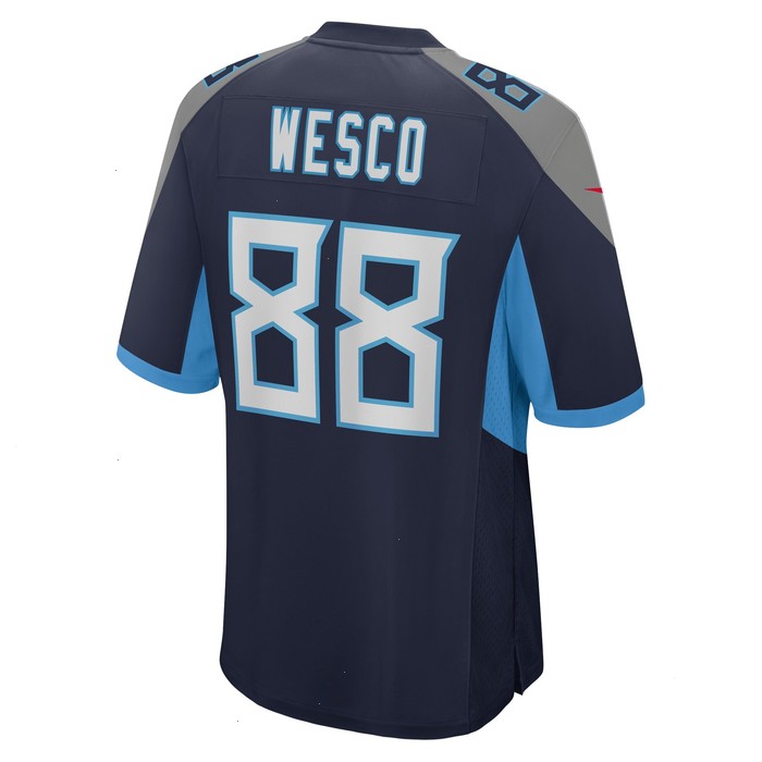 Trevon Wesco Tennessee Titans Nike Game Player Jersey - Navy