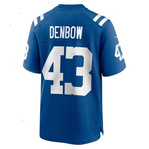 Trevor Denbow Indianapolis Colts Nike Game Player Jersey - Royal