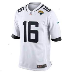 Trevor Lawrence Jacksonville Jaguars Nike White Game Jersey - White