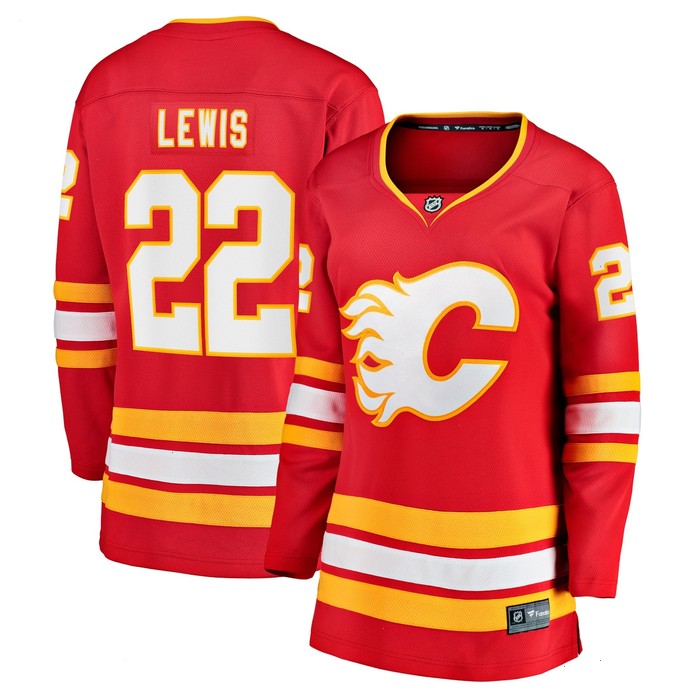 Trevor Lewis Calgary Flames Fanatics Branded Women's Home Breakaway Player Jersey - Red