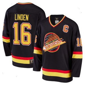 Trevor Linden Vancouver Canucks Fanatics Branded Breakaway Retired Player Jersey - Black