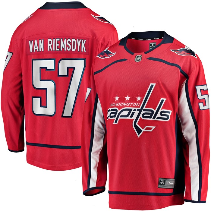 Trevor van Riemsdyk Washington Capitals Fanatics Branded Home Breakaway Jersey - Red