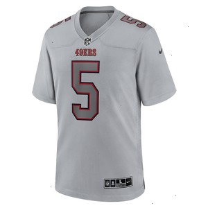 Trey Lance San Francisco 49ers Nike Atmosphere Fashion Game Jersey - Gray