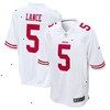 Trey Lance San Francisco 49ers Nike Game Jersey - White