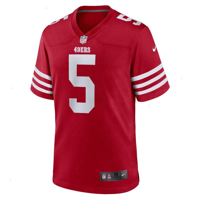 Trey Lance San Francisco 49ers Nike Game Player Jersey - Scarlet