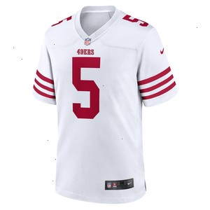 Trey Lance San Francisco 49ers Nike Player Game Jersey - White