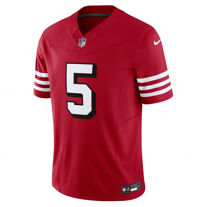 Trey Lance San Francisco 49ers Nike Vapor F.U.S.E. Limited Jersey - Scarlet