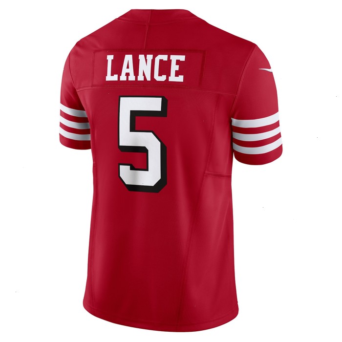 Trey Lance San Francisco 49ers Nike Vapor F.U.S.E. Limited Jersey - Scarlet