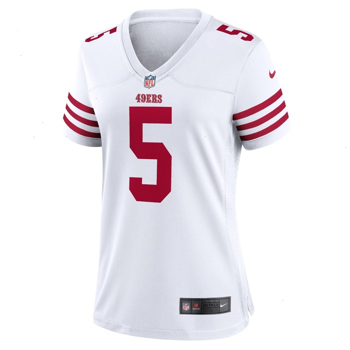 Trey Lance San Francisco 49ers Nike Women's Player Jersey - White