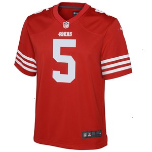 Trey Lance San Francisco 49ers Nike Youth Game Jersey - Scarlet V1