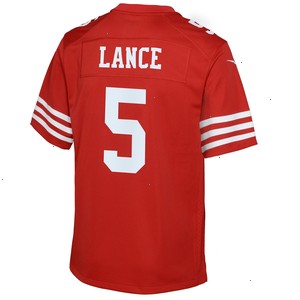 Trey Lance San Francisco 49ers Nike Youth Game Jersey - Scarlet V1