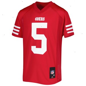 Trey Lance San Francisco 49ers Youth Team Replica Player Jersey - Scarlet