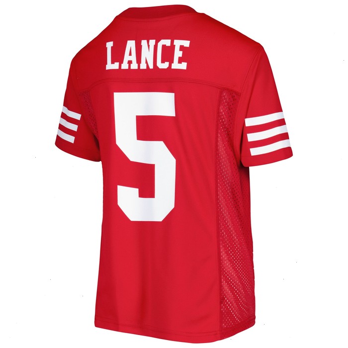 Trey Lance San Francisco 49ers Youth Team Replica Player Jersey - Scarlet