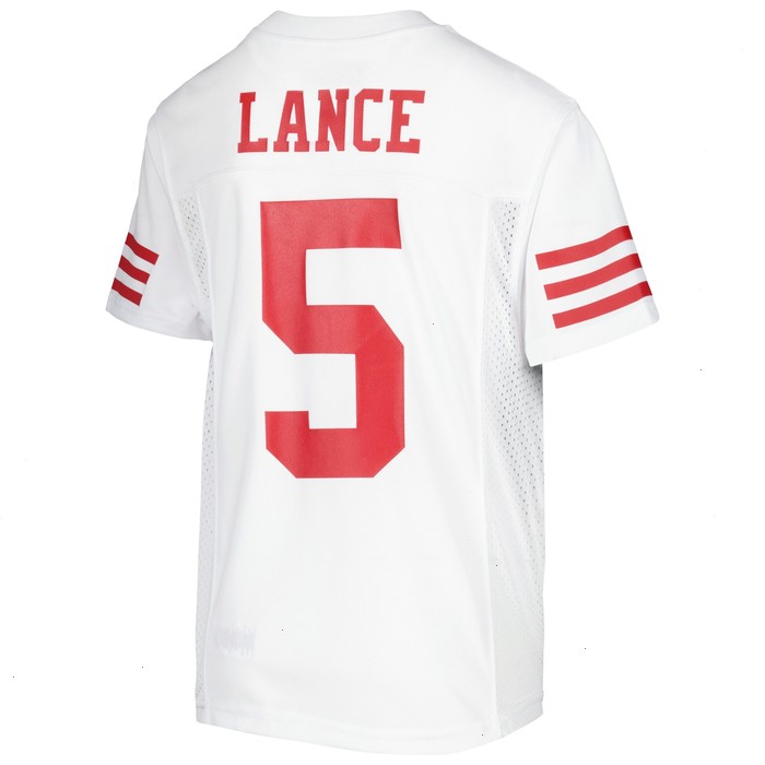 Trey Lance San Francisco 49ers Youth Team Replica Player Jersey - White