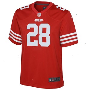 Trey Sermon San Francisco 49ers Nike Youth Game Jersey - Scarlet