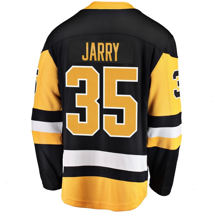 Tristan Jarry Pittsburgh Penguins Fanatics Branded Home Breakaway Player Jersey - Black