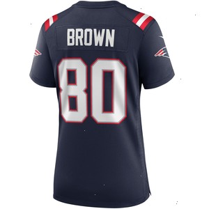 Troy Brown New England Patriots Nike Women's Game Retired Player Jersey - Navy