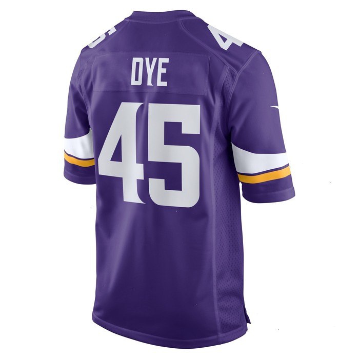 Troy Dye Minnesota Vikings Nike Game Jersey - Purple