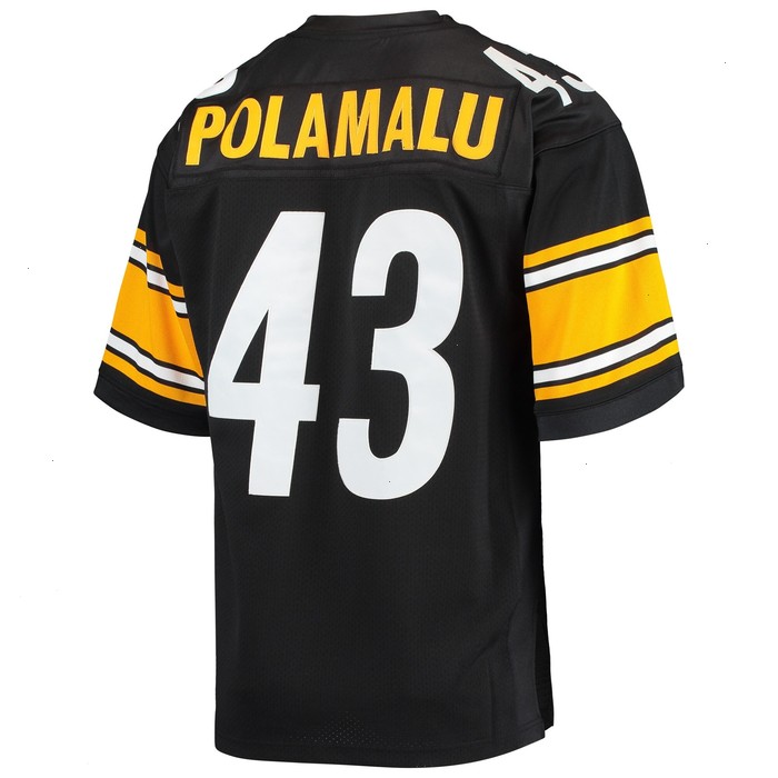 Troy Polamalu Pittsburgh Steelers Mitchell & Ness 2007 Authentic Retired Player Jersey - Black