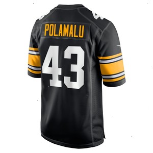 Troy Polamalu Pittsburgh Steelers Nike Retired Player Jersey - Black