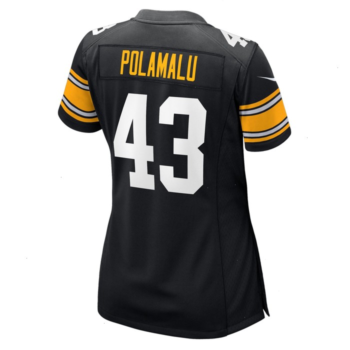 Troy Polamalu Pittsburgh Steelers Nike Women's Retired Player Jersey - Black