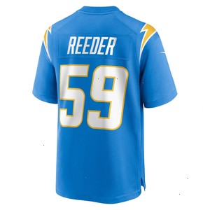 Troy Reeder Los Angeles Chargers Nike Team Game Jersey - Powder Blue