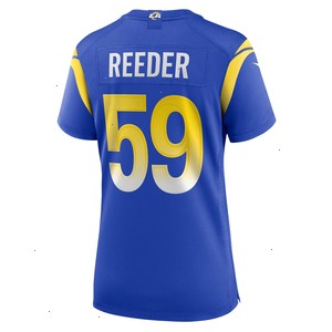 Troy Reeder Los Angeles Rams Nike Women's Team Game Jersey - Royal