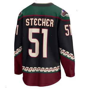 Troy Stecher Arizona Coyotes Fanatics Branded Home Breakaway Player Jersey - Black