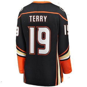 Troy Terry Anaheim Ducks Fanatics Branded Women's Home Team Breakaway Player Jersey - Black