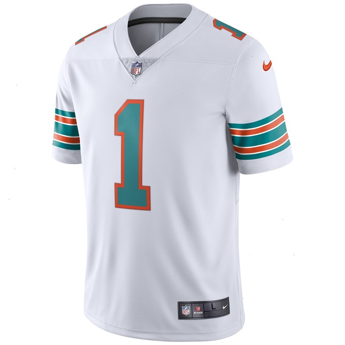 Tua Tagovailoa Miami Dolphins Nike 2nd Alternate Vapor Limited Jersey - White