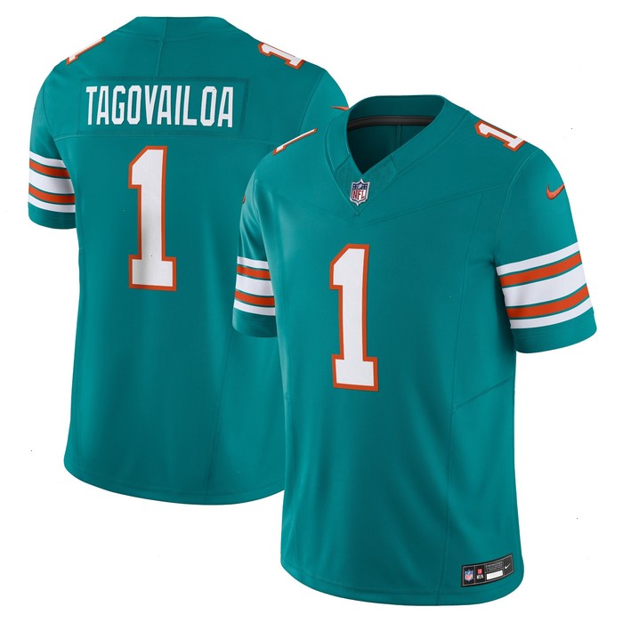 Tua Tagovailoa Miami Dolphins Nike Vapor F.U.S.E. Limited Jersey - Aqua