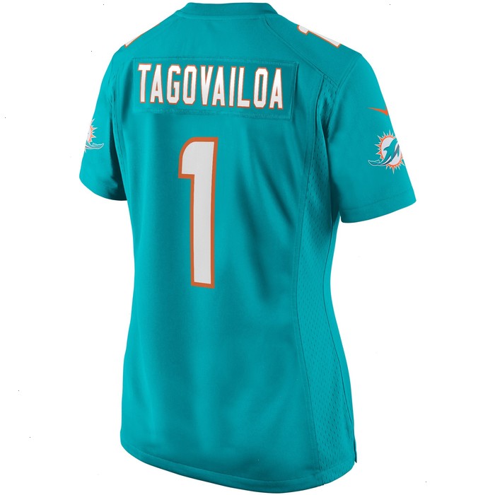 Tua Tagovailoa Miami Dolphins Nike Women's Game Jersey - Aqua