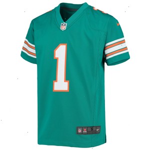 Tua Tagovailoa Miami Dolphins Nike Youth Game Jersey - Aqua