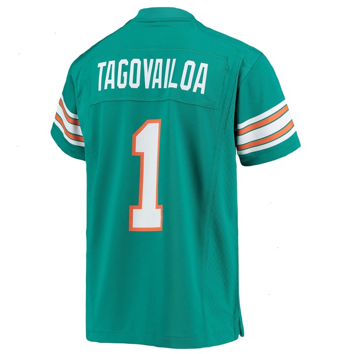 Tua Tagovailoa Miami Dolphins Nike Youth Game Jersey - Aqua