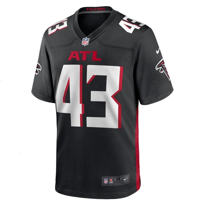 Tucker Fisk Atlanta Falcons Nike Player Game Jersey - Black