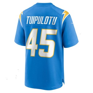 Tuli Tuipulotu Los Angeles Chargers Nike Team Game Jersey - Powder Blue