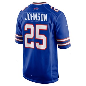 Ty Johnson Buffalo Bills Nike Team Game Jersey - Royal