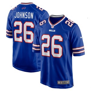 Ty Johnson Buffalo Bills Nike Team Game Jersey - Royal V1