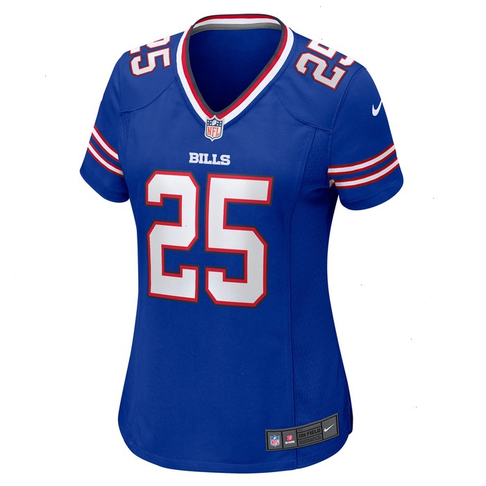 Ty Johnson Buffalo Bills Nike Women's Team Game Jersey - Royal