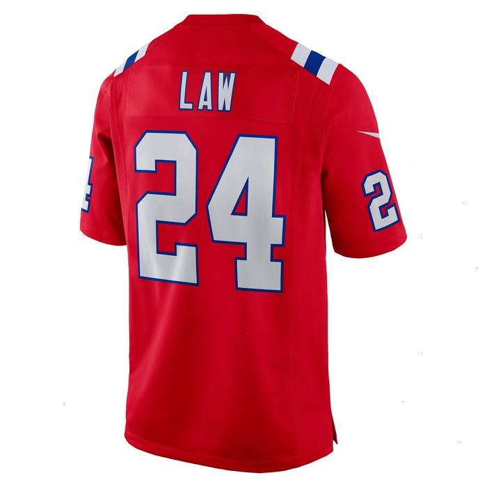 Ty Law New England Patriots Nike Retired Player Alternate Game Jersey - Red