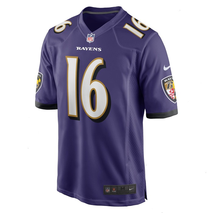 Tylan Wallace Baltimore Ravens Nike Game Jersey - Purple